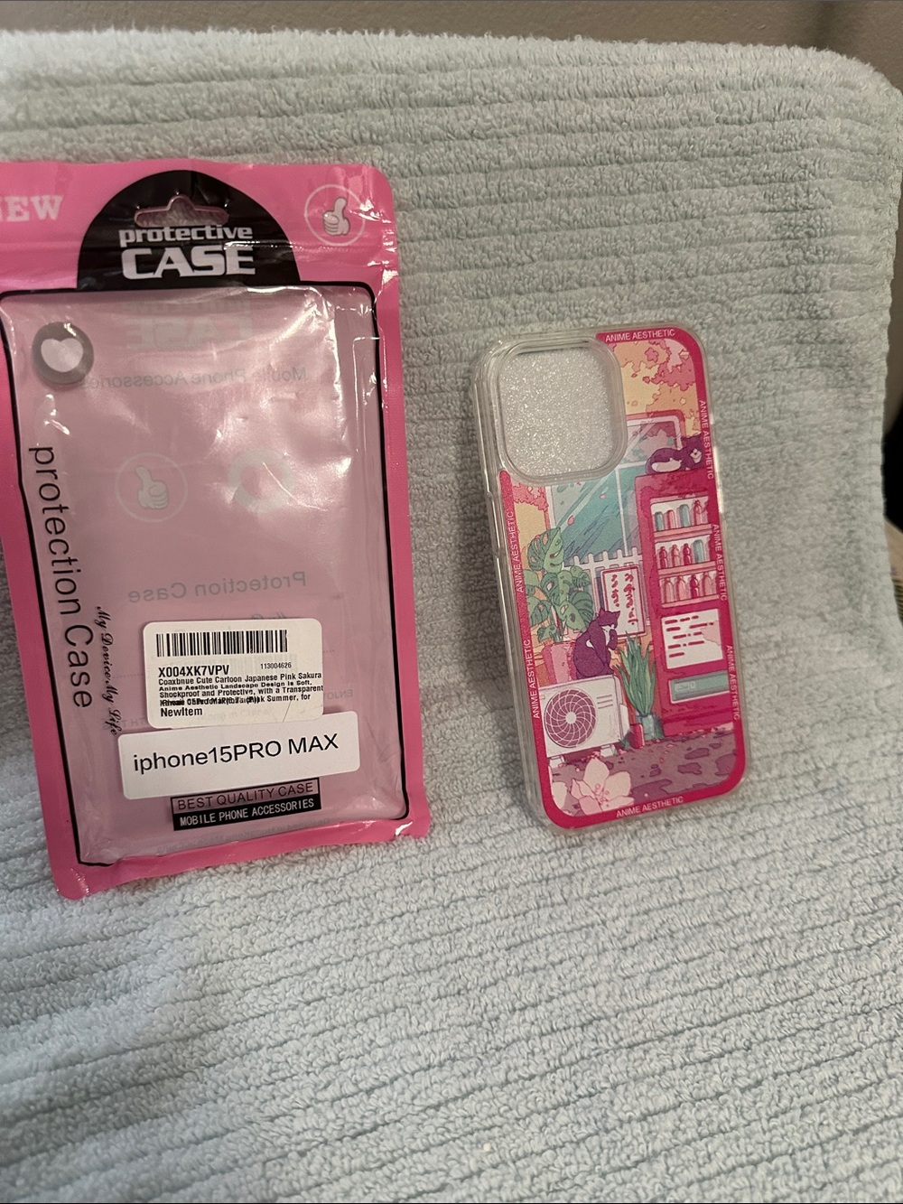 Protective Pink Graphic iPhone 15 Pro Max Case - MagSafe NWT